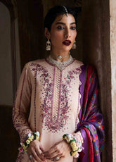 Nirmal By Hussain Rehar Embroidered Lawn 3 Piece Unstitched Suit HR25N D-LEHR